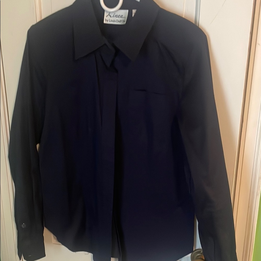 Linea by Louis Dell'Olio Black button down  Shirt
